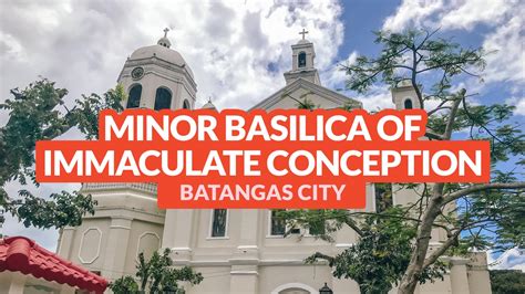 basilica batangas city mass schedule|Minor Basilica and Parish of Immaculate Conception .
